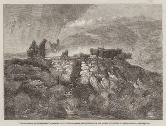 Stary Most w Dolwyddelan, z Wystawy Towarzystwa Malarzy Akwarelowych